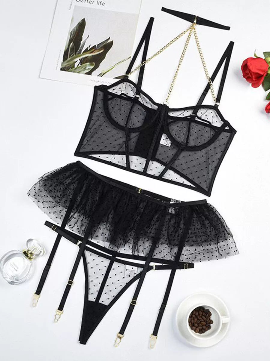 Amira Lingerie Set – Polka Dot