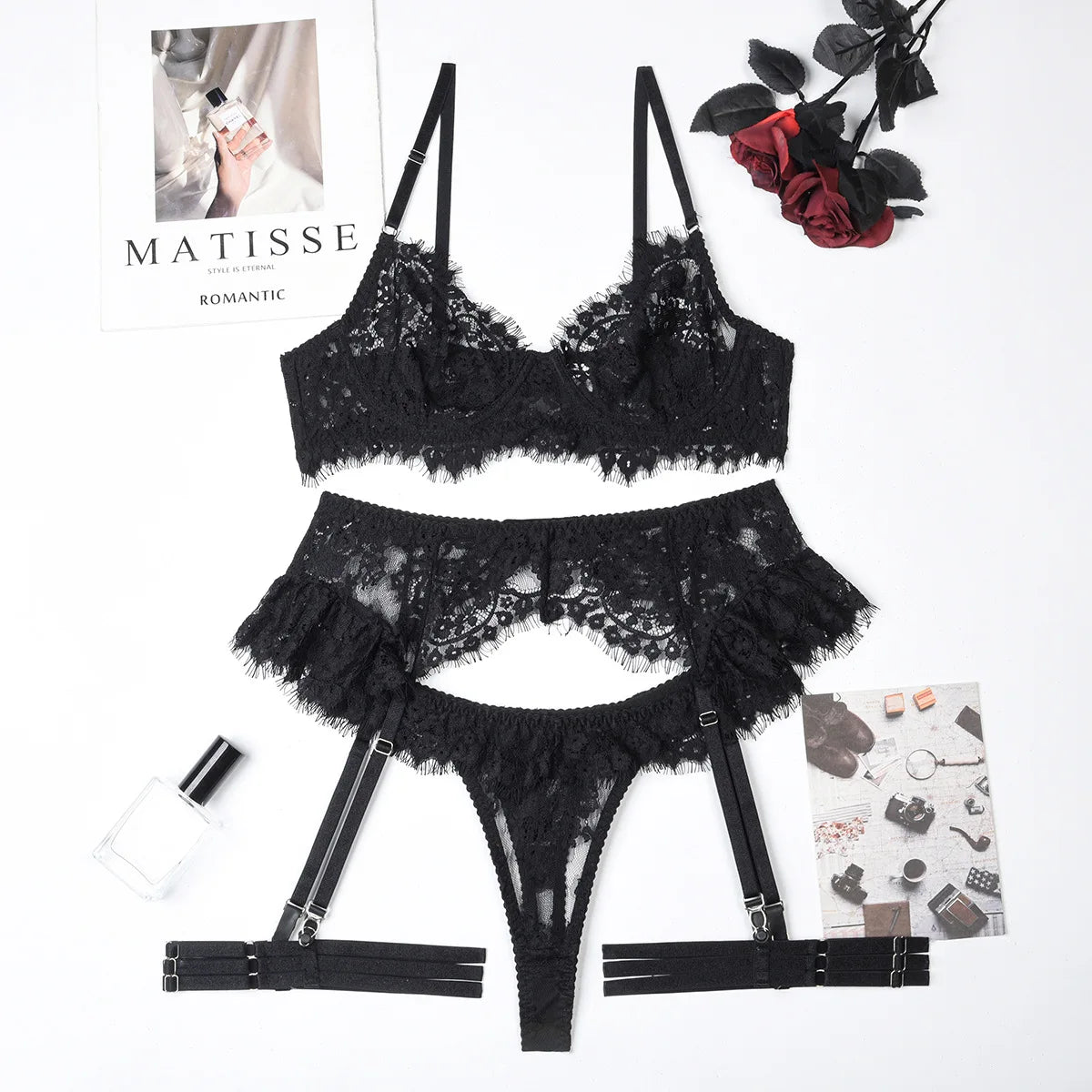 Liana’s | 3-Piece Lingerie Set